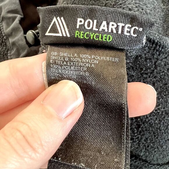 Black North Face Fleece Denali Jacket - Picture 8 of 8